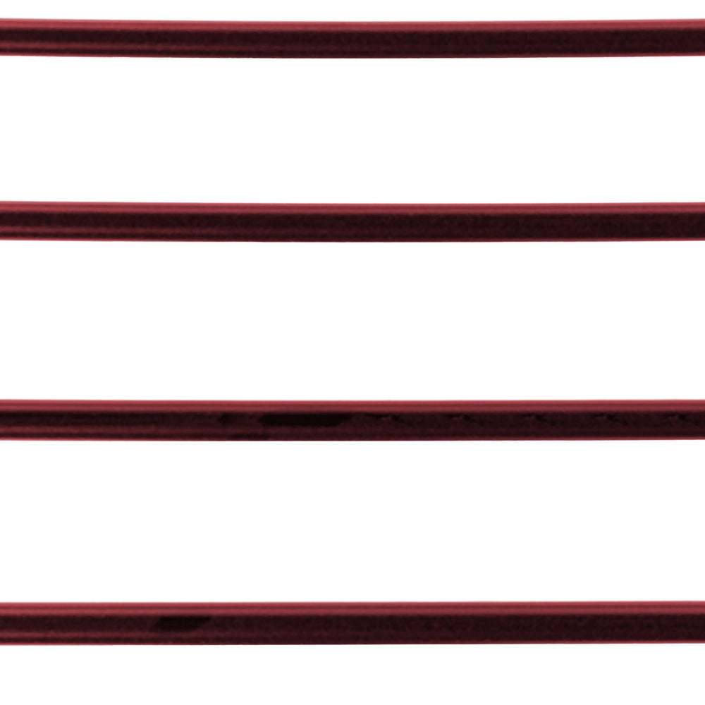 Set di 2 sedie da pranzo imbottite Design moderno Base in metallo rosso design moderno