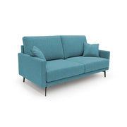 Saturno Divano moderno in tessuto morbido impermeabile T03 180 cm azzurro
