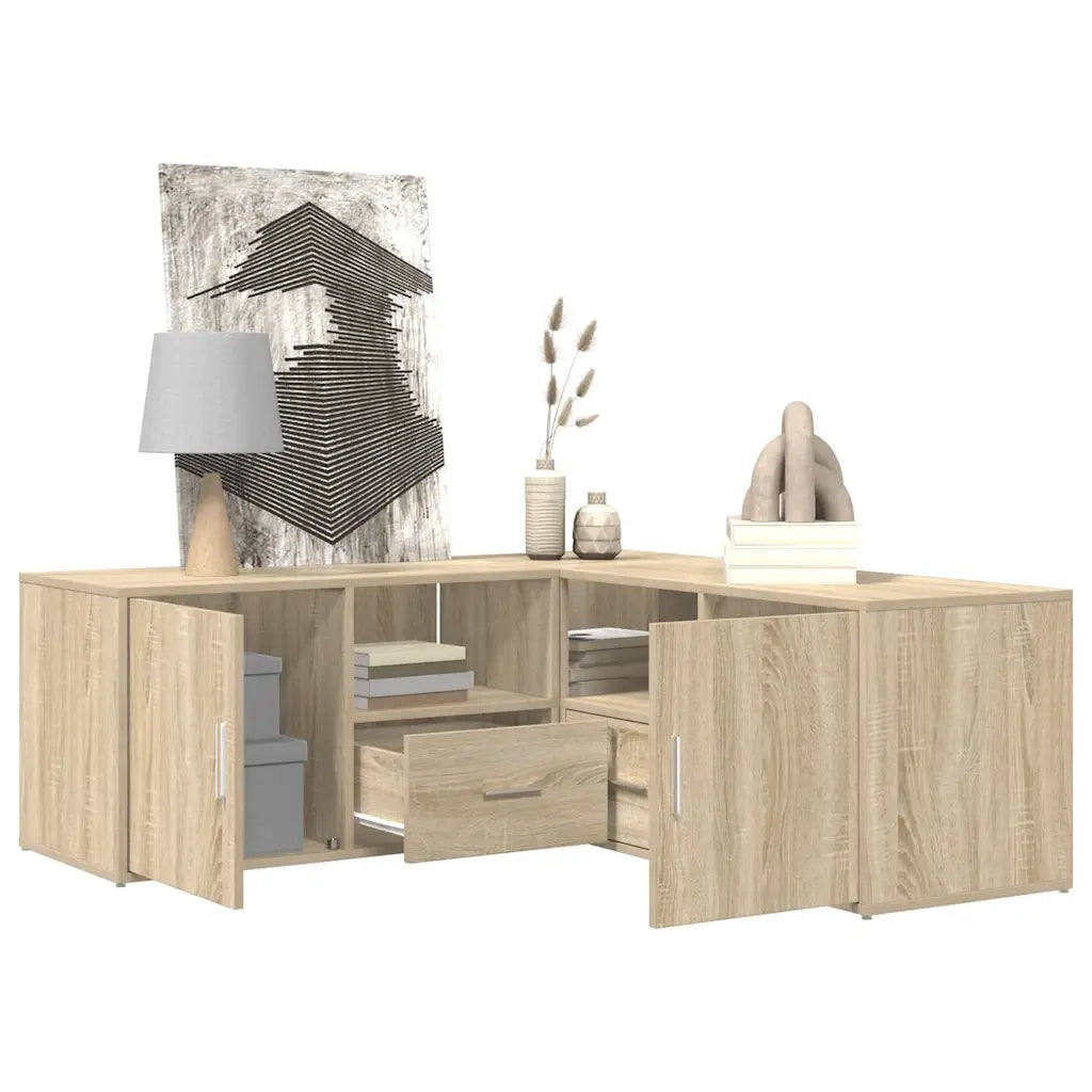 Mobile Angolare Rovere Sonoma 200x40x45 cm in Truciolato 3307830