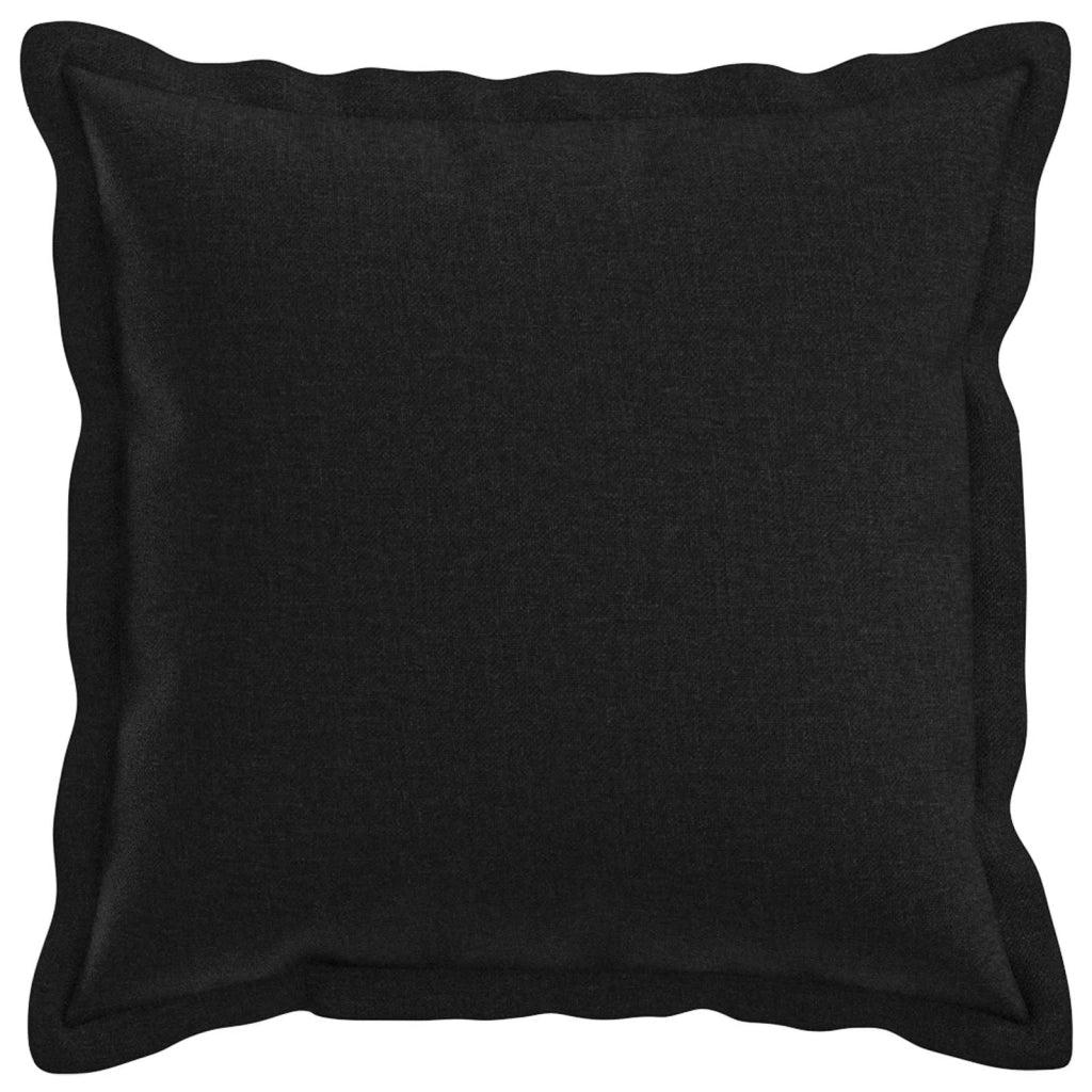 Federa 12 pcs HOUTEN Nero 45 x 45 cm Lino 918495