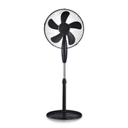 Ventio da 55 W Base rotonda della ventola 5 Blade 3 VelocitÃ  Nera