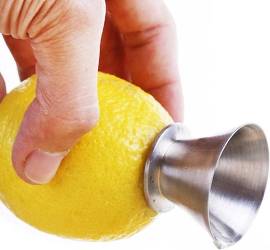 Citruspers manuale a mano con schenktuit per citroni e limoni in acciaio inossidabile 18/8