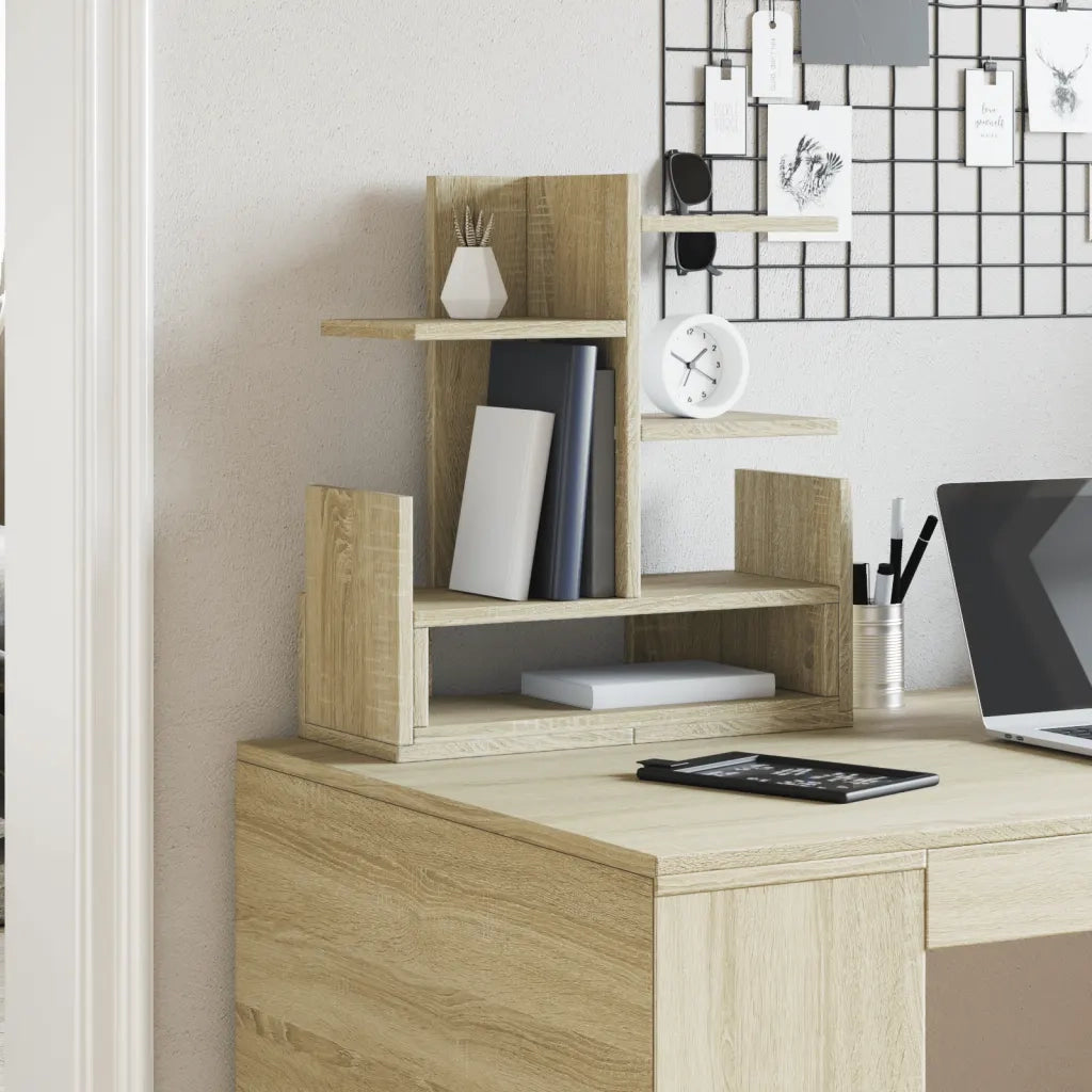 Organizer Scrivania Rovere Sonoma 49x20x52,5 cm Multistrato 848075