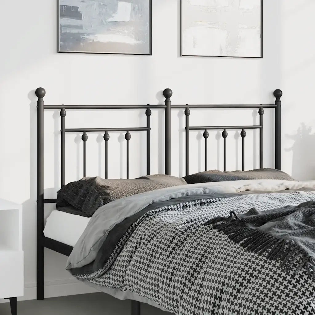 Testiera di Ricambio in Metallo Nero 135 cm 353569
