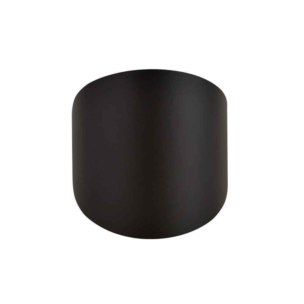 Applique Minimal 1 Luce Indiretta Pavaka In Acciaio Nero