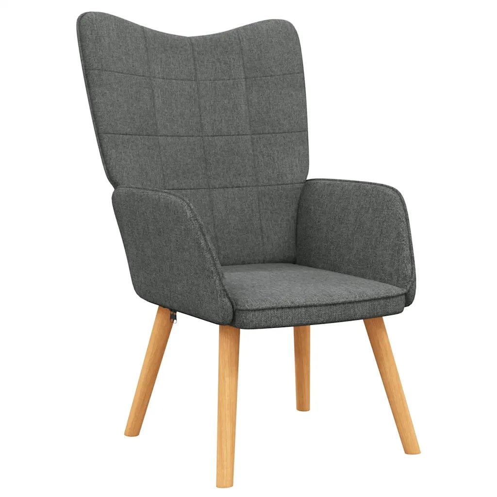 Poltrona Relax Grigio Scuro in Tessuto 327920