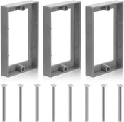 Stopcontattori elettrici da parete con viti - 3 pezzi - Estensione di scatola elettrica - Box di collegamento - 1,3cm.