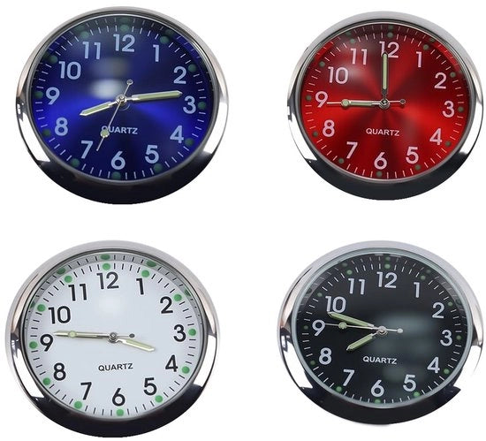 Orologio da Parete Digitale - Installazione Rapida - Orologio Automatico - 4 Pezzi - Supporto Antiscivolo - Orologio da Muro Quartz