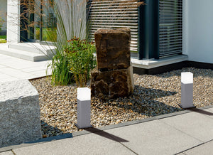 Palo da Esterno a LED in Pressofusione di alluminio Titanio