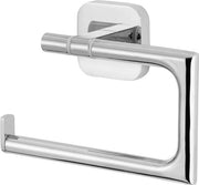 Supporto per il rotolo di carta igienica autofissante con design elegante a finitura cromata 44 mm x 132 mm x 99 mm - fissaggio solido Supporto per il rotolo di carta igienica