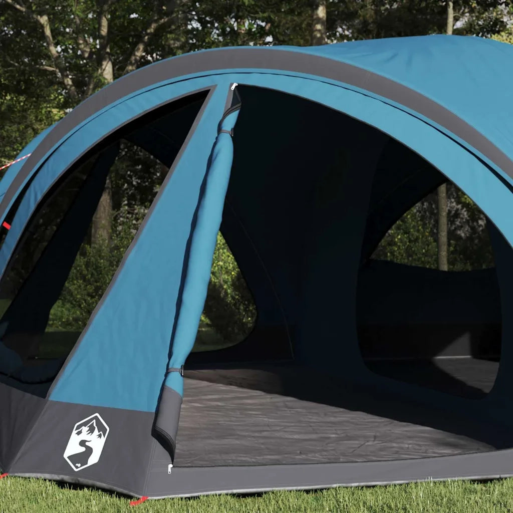 Tenda per famiglie 10 persone Blu e Grigio 460 x 430 x 214 cm 42004081