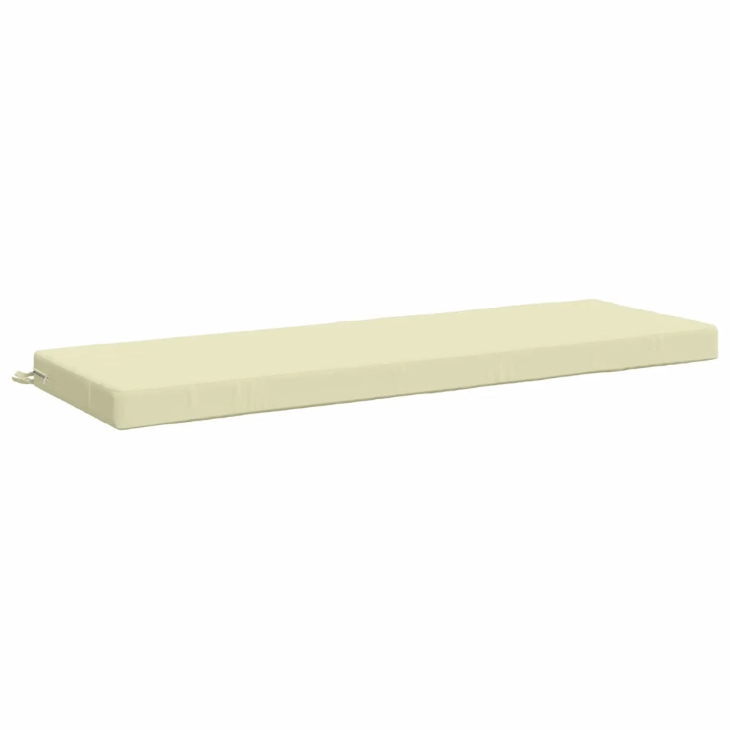 Cuscini per Panchina a 2 Pezzi SOEST 2 pz 100% Poliestere Crema 950333