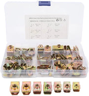 Kit di viti autoelastiche 60 pezzi - Alta elasticità - Resistente all'ossidazione - M4/M5/M6/M8 - Auto/Moto - Alta resistenza - Viti autoelastiche
