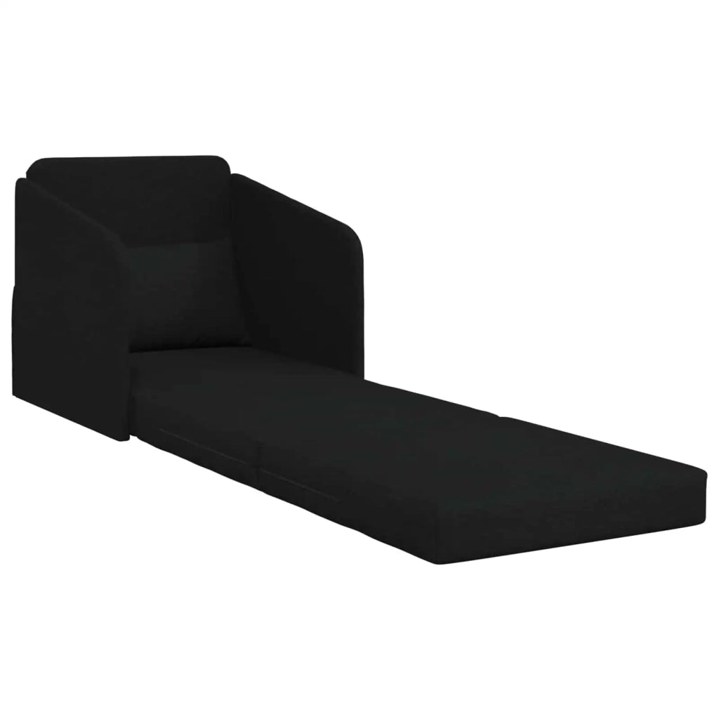 Divano letto Nero 65 x 80 x 83 cm Tessuto 4106639