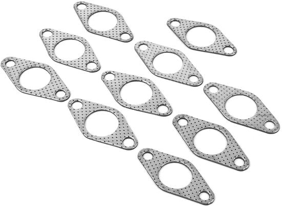 Pacco di scarico turbo 35mm/38mm - Alluminio/Graphite - Adatto per Tial/TURBOSMART - Set da 10 - Alta qualità - Accessori pratici