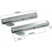 KIT 2PZ COPPIA CERNIERA PORTA FORNO INCASSO CUCINA NARDI SAMET - NARDI