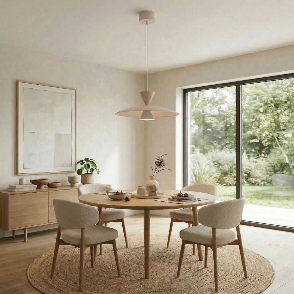 Lampada sospesa Mistic 1xGX53 cashmere acciaio Luminex