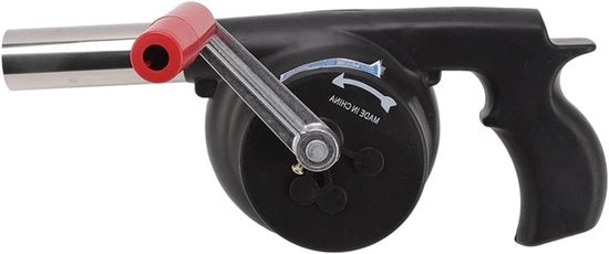 Ventilatore da BBQ Manuale Leggero Portatile per Campeggio Picnic Caminetto Grill a Carbone