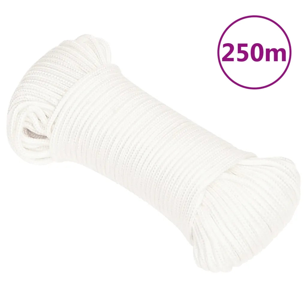 Corda Nautica Completamente Bianca 3 mm 250 m in Polipropilene