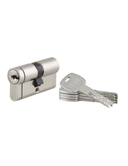 Cilindro Transit 2 30 x 30 mm, nichelato, anti-perforazione, anti-scasso, 5 chiavi – THIRARD