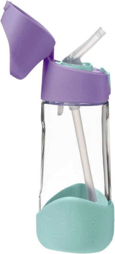 Bottiglia per Bambini con Tappo Scolabile - Ergonomico e Facile da Tenere - 450 ml