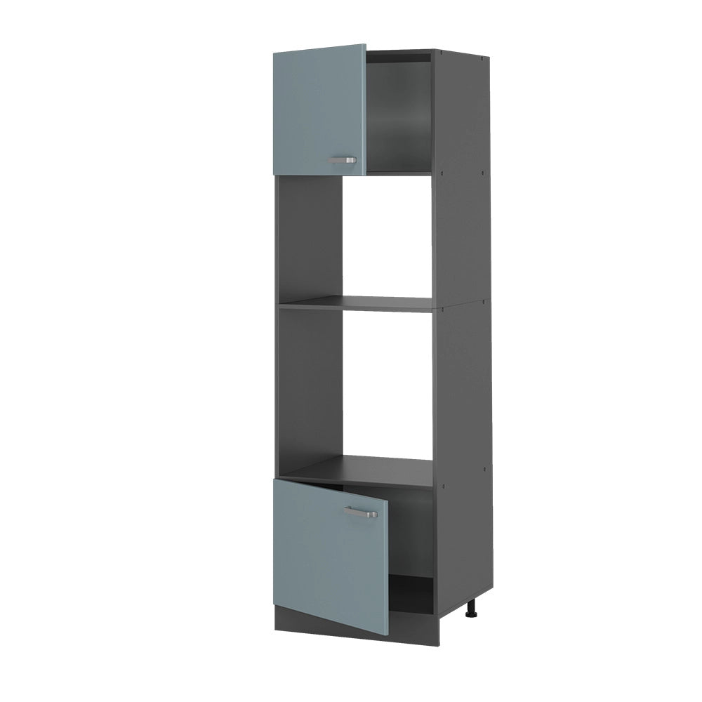 Vicco Set mobili bagno Grigio-blu 60 cm