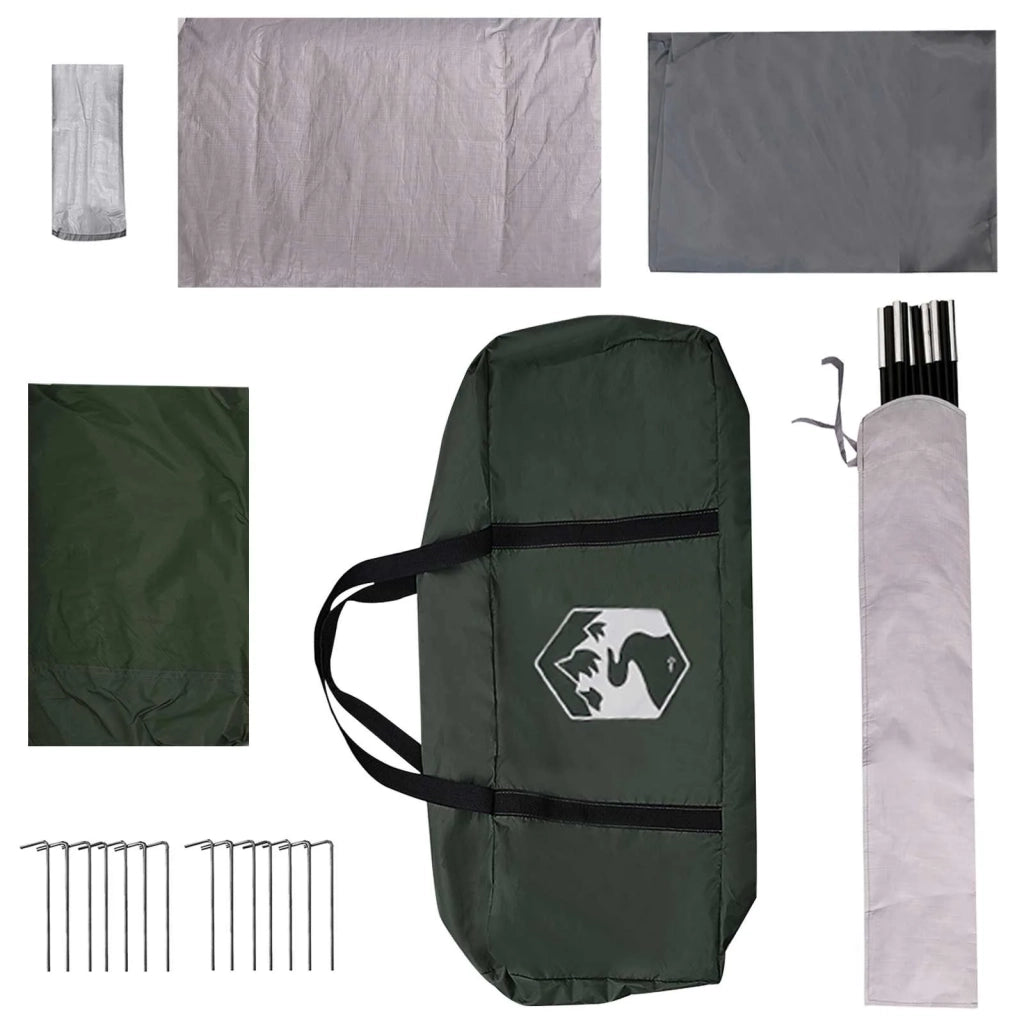 Tenda Familiare Verde militare 320 x 210 x 180 cm Poliestere 42028492