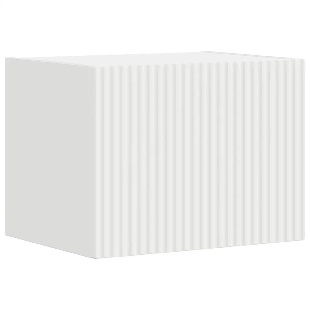 Mobile TV da parete Bianco 39 x 31 x 29,5 cm Legno multistrato