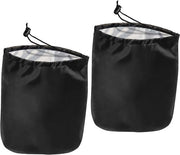 Specchio retrovisore auto, 2 pezzi protezione da neve copertura specchietto auto, pannelli auto esterni impermeabili e impermeabili, accessori specchio auto per la maggior parte dei retrovisori auto, 33 x 27CM - nero