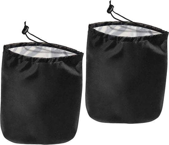 Specchio retrovisore auto, 2 pezzi protezione da neve copertura specchietto auto, pannelli auto esterni impermeabili e impermeabili, accessori specchio auto per la maggior parte dei retrovisori auto, 33 x 27CM - nero