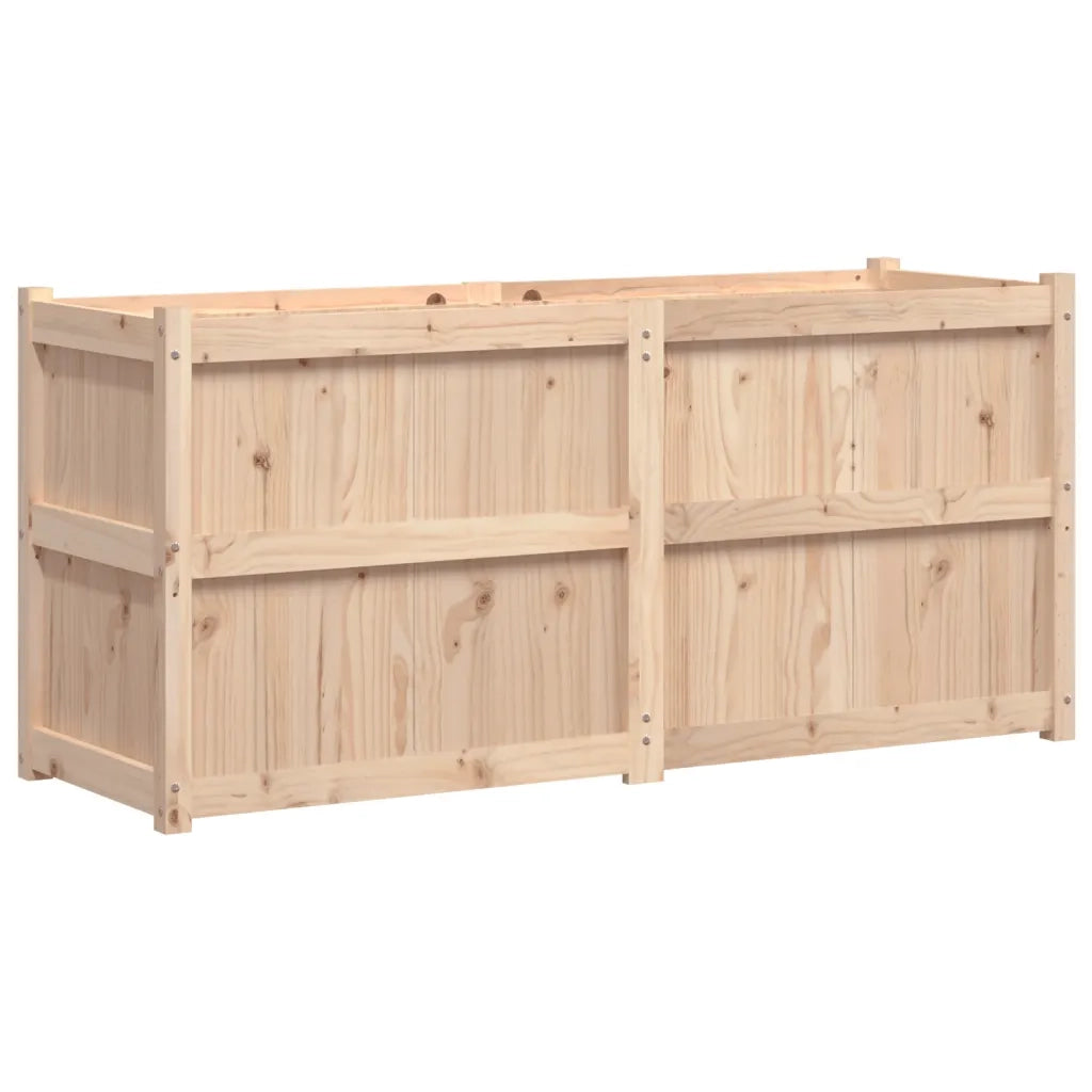 Fioriera da Giardino-Vaso da Esterno 150x50x70 cm in Legno Massello di Pino