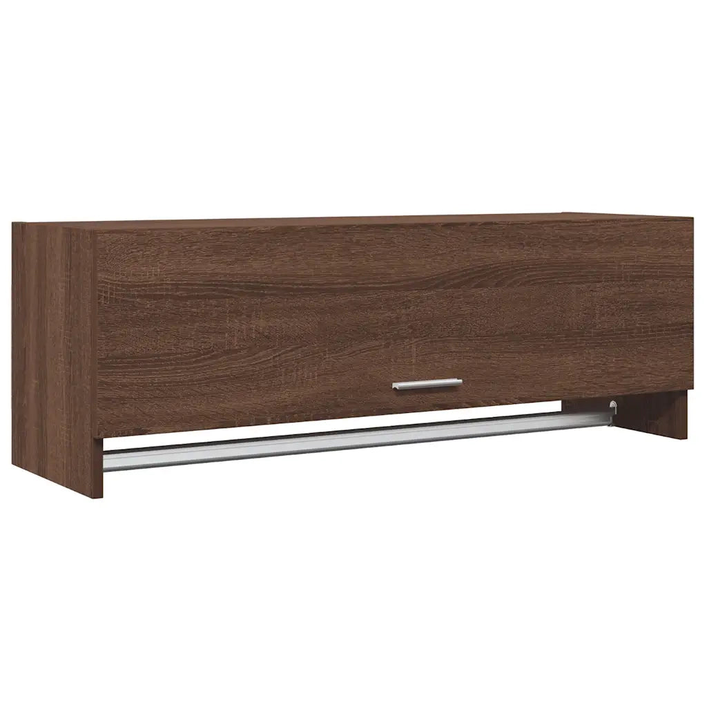 Armadio Rovere Marrone 100x32,5x35 cm in Legno Ingegnerizzato 815215