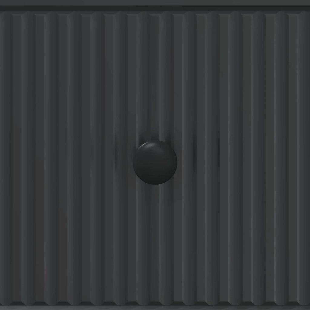 Mobile con Cassetti Nero 33 x 34,5 x 90 cm Legno ingegnerizzato 893926