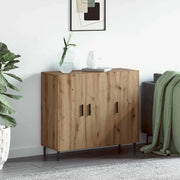 Credenza-Buffet-Armadio da cucina Rovere artigianale 90 x 34 x 80 cm Legno multistrato 978503