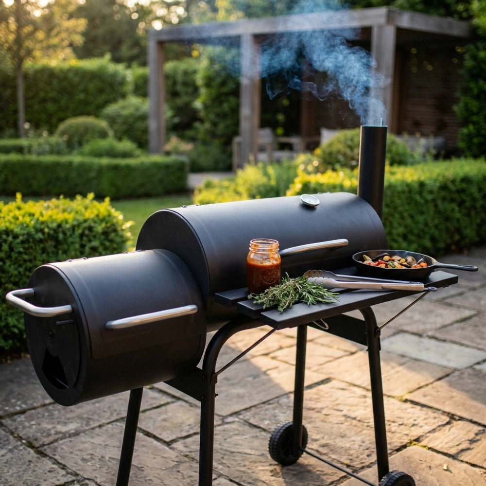BARBECUE A CARBONELLA CON AFFUMICATORE KENTUCKY