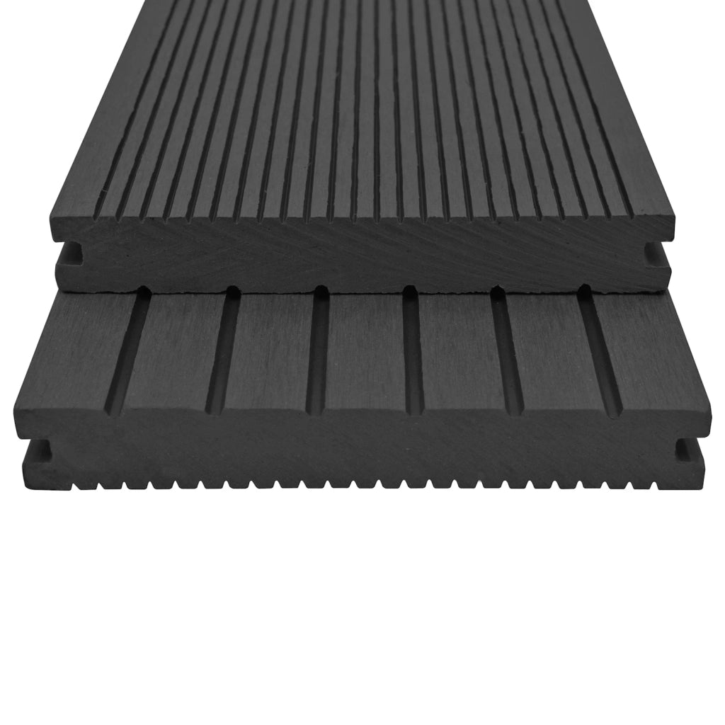 Tavola da decking 40 pcs Nero WPC