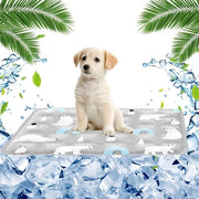 Matte per cani, 40 x 50 cm, matte per gatti, coperta rinfrescante per cani, lavabile, rinfrescante da solo con gel inerte non tossico, adatto per piccoli gatti e cani (penguin)