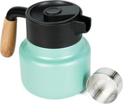 Termoskan RVS con Filtro per Tè - 800ml Termoskan a Doppia Parete Isolata - Conservazione di Bevande Calde e Freddi