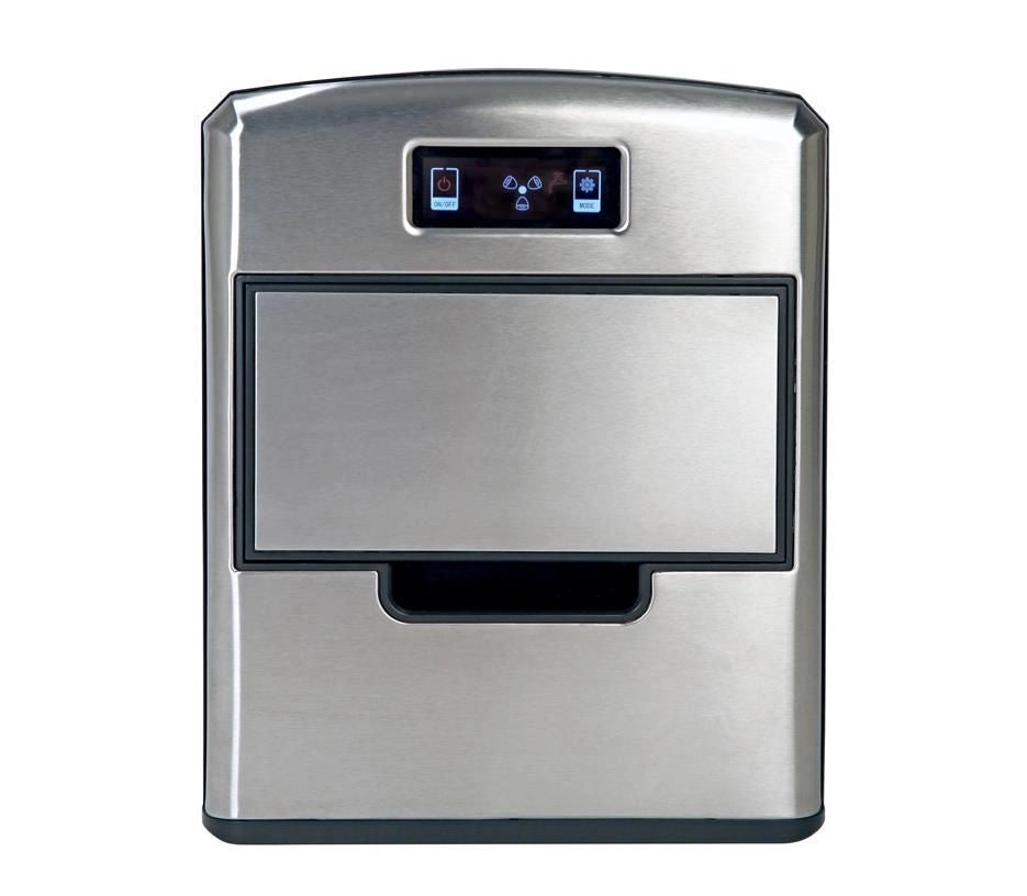 RGV Mojito Ice FG12D Macchina per ghiaccio portatile 12 kg/24h 150 W Nero, Acciaio inossidabile