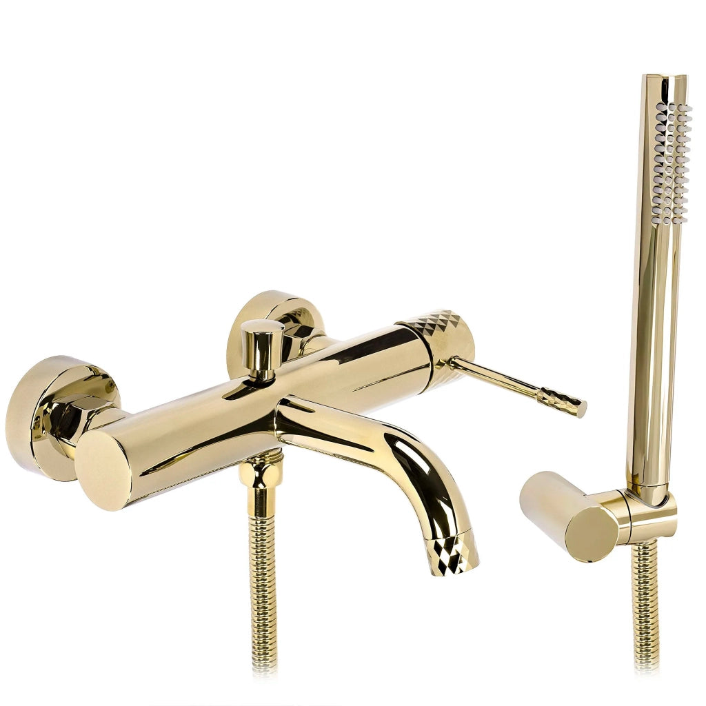 Rubinetto Da Vasca Rea Lungo Diamond Gold