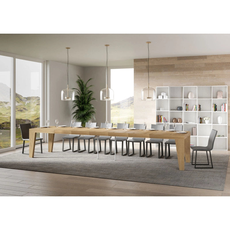 Tavolo allungabile 130/390x90 cm Naxy Premium - Quercia Natura