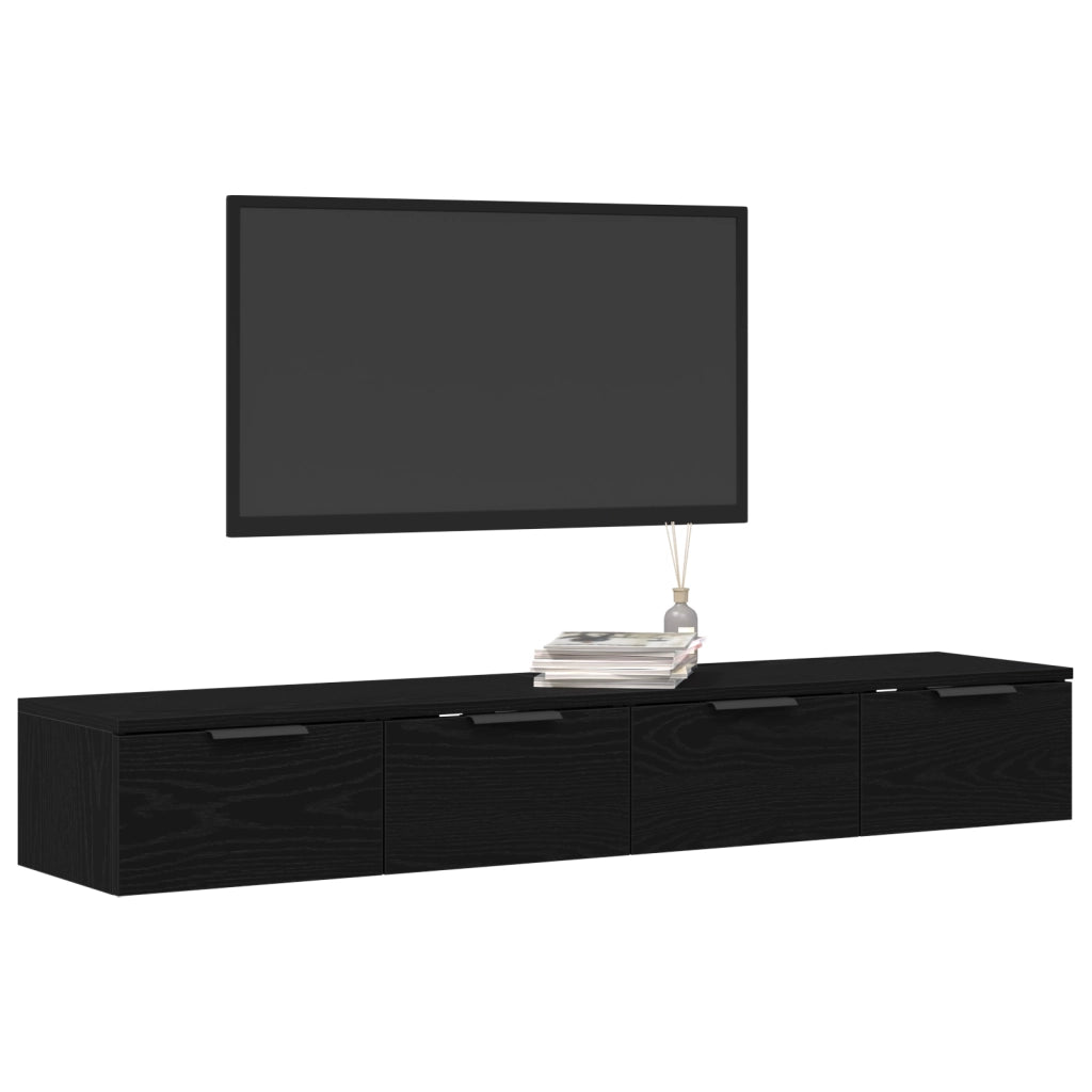 Armadi 2 pcs Quercia Nera 68x30x20 cm Legno Ingegnerizzato