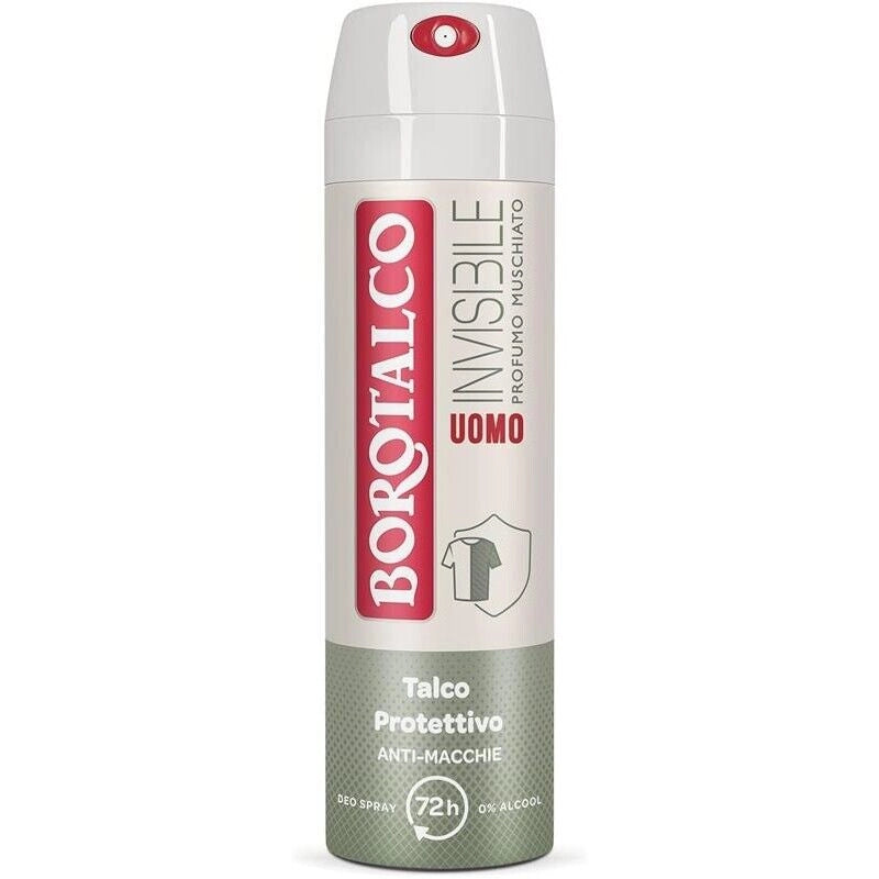 BOROTALCO SET 6 PZ DEO SPRAY 150 ML L'UNO NEW UOMO INVISIBILE PROFUMO MUSCHIATO