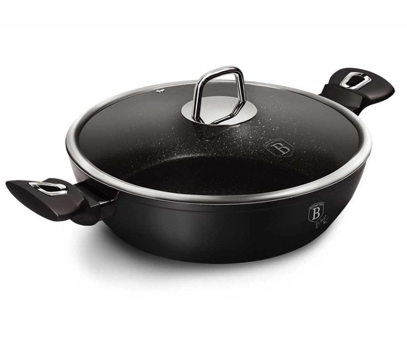 Berlinger haus BH-1850 Pentola piatta in granito da 28 cm con coperchio