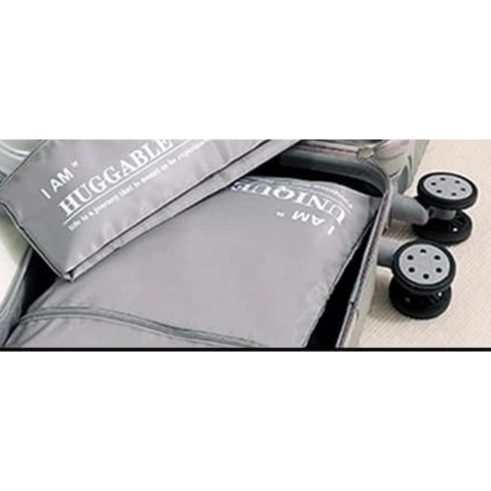 Trade Shop - Set 2 Organizer Viaggio Casa Borsa Impermeabile Organizzatore Valigia Grigio 36x26cm 87710 -