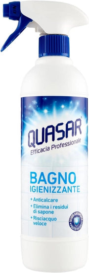 QUASAR SPRAY BAGNO IGIENIZZANTE 580 ML RIMUOVE RESIDUI DI SAPONE OKY