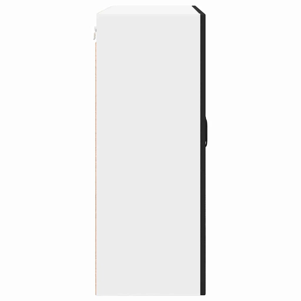 Mobile da cucina moderno da parete con pratico spazio di archiviazione 80 x 31 x 80 cm legno ingegnerizzato nero 02_0054409