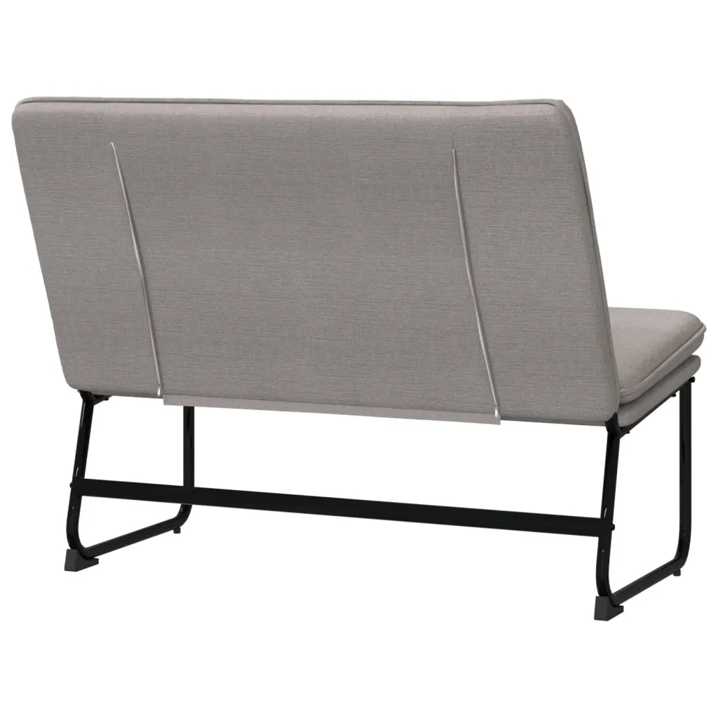 Panca Tortora 100x75x76 cm in Tessuto 351326