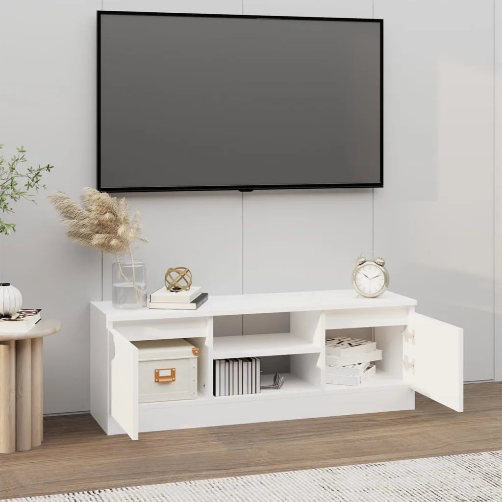 Mobile Porta TV con Anta Bianco 102x30x36 cm cod mxl 18918