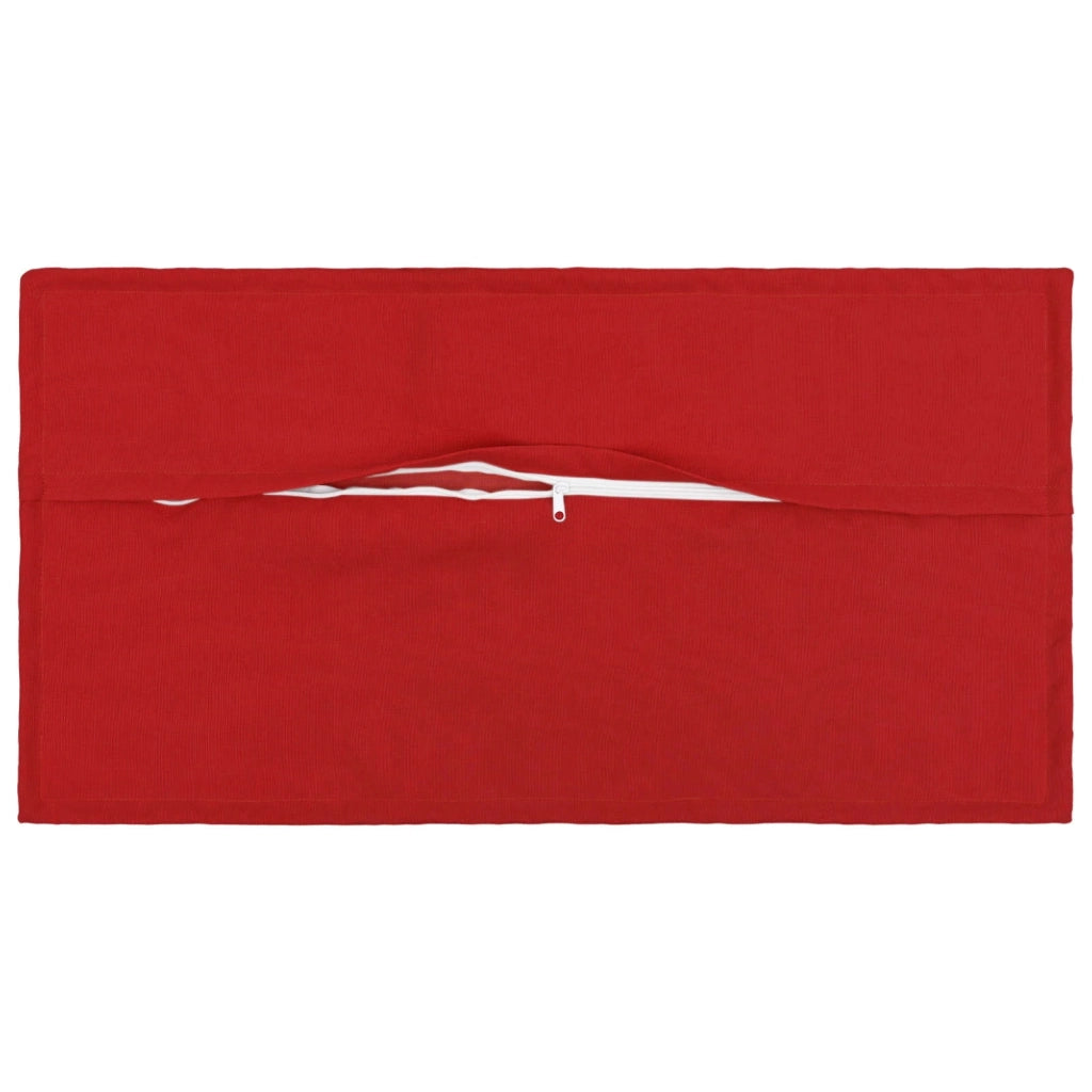 Federa 6 pcs HOUTEN Rosso 40 x 70 cm Lino 917753